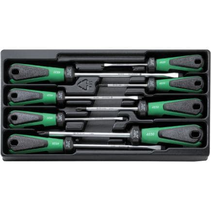 STAHLWILLE 96838135 - Jeu de tournevis 3K DRALL (8 pièces)