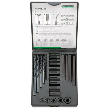STAHLWILLE 96713025 - Extracteurs pour vis M5 M16 (25 pcs.)
