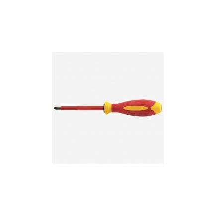 STAHLWILLE 46653000 - Tournevis pour vis cruciformes DRALL + Phillips Recess® - 1000V VDE - DIN EN 60900