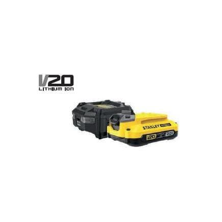 STANLEY SFMCB10D1-QW - Kit batterie 2Ah et chargeur de batterie V20