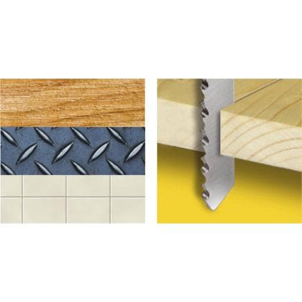STANLEY STA28020-XJ - Jeu de lames mixtes en bois et en métal avec fixation en « U » (10 pièces)