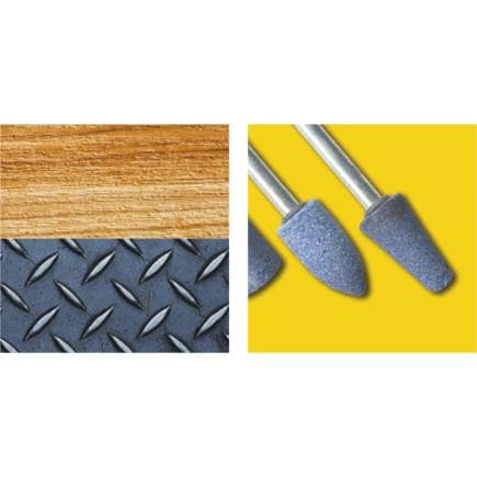 STANLEY STA30000-XJ - Jeu de meules à brosses métalliques pour perceuses (5 pièces)