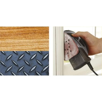 STANLEY STA31024-XJ - Feuilles de souris velcro à grain assorti (Multipack)