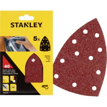 STANLEY STA31740-XJ - Ponceuse à feuilles triangulaires avec raccord rapide (Multi-Pack)
