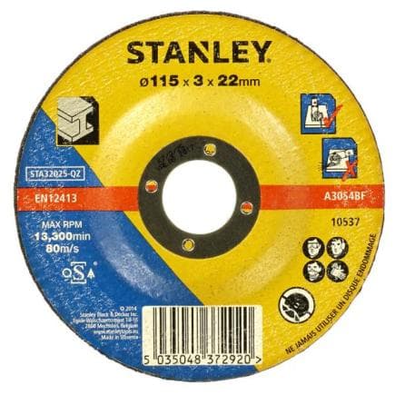 STANLEY STA32025-QZ - Disque abrasif pour la coupe du métal