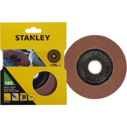 STANLEY STA32107-XJ - Disques à lamelles en oxyde d’aluminium pour meuleuses d’angle