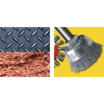 STANLEY STA36020-XJ - Brosse métallique circulaire ondulée