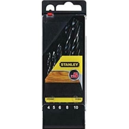 STANLEY STA56001-QZ - Jeu de forets hélicoïdaux pour bois en boîte (5 pièces)