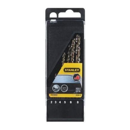 STANLEY STA56002-QZ - Jeu de forets au cobalt dans une boîte (6 pièces)