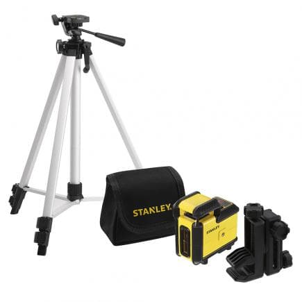 STANLEY STHT77640-1 - Kit niveau laser Cross 360° + Trépied photo + Sac de transport