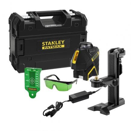STANLEY FMHT77617-1 - Niveau laser 360° + 2 lignes verticales 90° Fatmax® SLGI-2V - faisceau vert