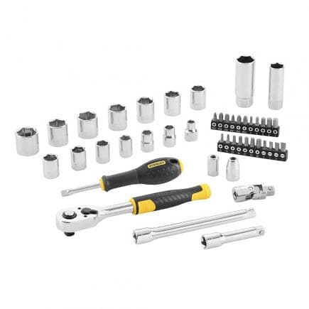 STANLEY STMT82829-1 - Jeu de 45 clés à douilles - att.3/8"