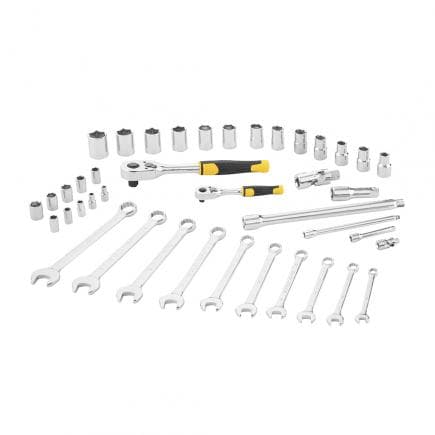 STANLEY STMT82832-1 - Jeu de 41 clés à douilles - 1/4" + 1/2" + clés mixtes