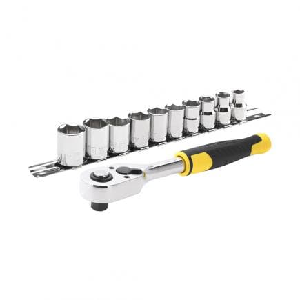 STANLEY STMT82670-0 - Jeu cliquet 3/8" + clés à douilles