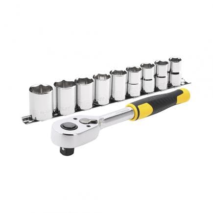 STANLEY STMT82671-0 - Jeu cliquet 1/2" + clés à douilles