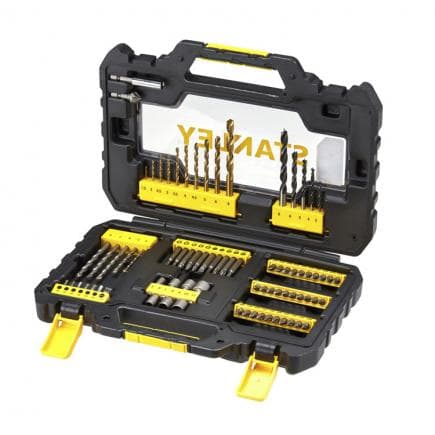 STANLEY STA88544-XJ - Jeu de 76 pointes / embouts pour perçage et vissage