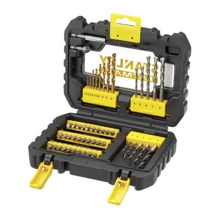 STANLEY STA88542-XJ - Jeu de 50 pointes / embouts pour perçage et vissage