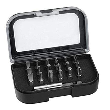 STANLEY 1-13-901 - Jeu de 19 embouts de 25 mm. att. 1/4" + 1 adaptateur magnétique (6 pcs.)