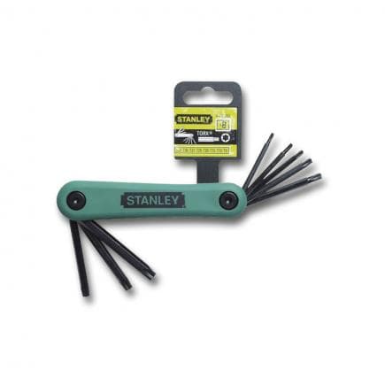 STANLEY 4-69-263 - Jeu de 8 clés mâles hexagonales Torx (12 pcs.)