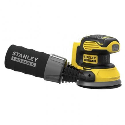 STANLEY SFMCW220B-XJ - PONCEUSE ORBITALE ALÉATOIRE 18V, 125 MM - UNITÉ sans batterie et chargeur de batterie DE BATTERIE