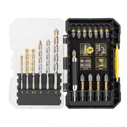 STANLEY STA88552-XJ - JEU 19 PIÈCES POUR PERCER ET VISSER (5 pcs.)