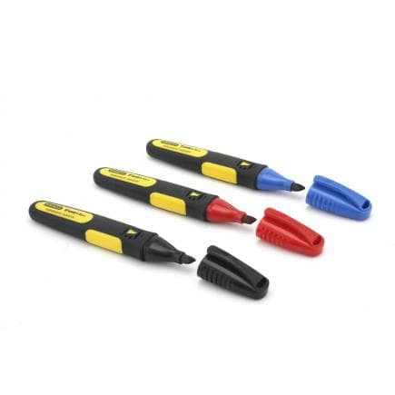 STANLEY 0-47-315 - Jeu de 3 marqueurs permanents FatMax® Colour (12 pcs.)