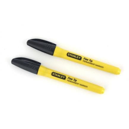 STANLEY 0-47-316 - Jeu 2 Marqueurs Permanents (24 pcs.)