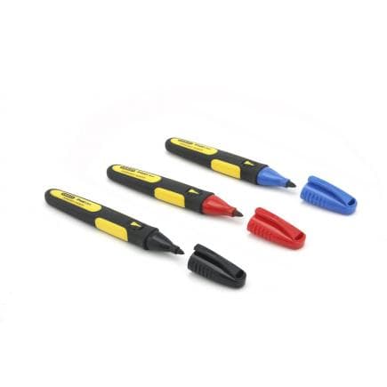 STANLEY 0-47-322 - Jeu de 3 marqueurs permanents FatMax® (12 pcs.)