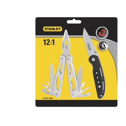 STANLEY STHT0-71028 - Jeu couteau + pince muli-usages