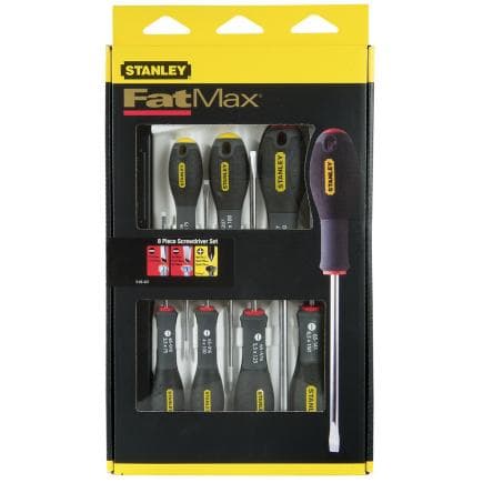 STANLEY 0-65-437 - Jeu de 8 tournevis FatMax® - différentes pointes