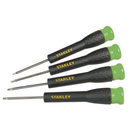 STANLEY STHT0-62630 - Jeu de 4 tournevis de précision - Lames Torx