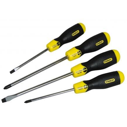 STANLEY 0-65-013 - Jeu de 4 tournevis Cushion Grip Phil. + strd. (6 pcs.)