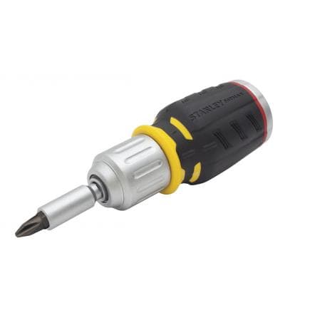 STANLEY FMHT0-62688 - Tournevis Nano porte-embout à cliquet FatMax® avec 6 embouts