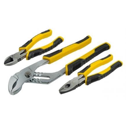 STANLEY STHT0-74471 - Jeu de 3 pinces Control Grip (6 pcs.)
