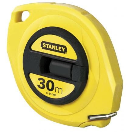 STANLEY 0-34-108 - Roue Stanley 30 mètres - Ruban en Acier (6 pcs.)