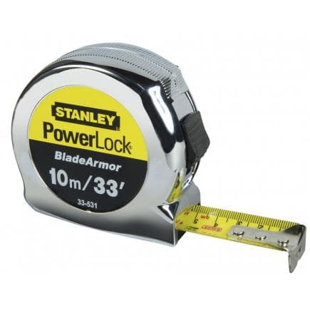 STANLEY 0-33-526 - Ruban à mesurer Micro Powerlock Pouce / mm