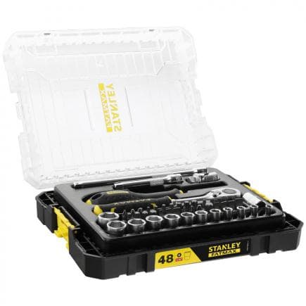 STANLEY FMMT98101-0 - Jeu de clés à douilles et accessoires 1/4" en Pro-Stack-tm- - Medium (48 pcs.)