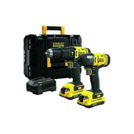 STANLEY SFMCK465D2T-QW - 18V Fatmax impact screwdriver and screwdriver set