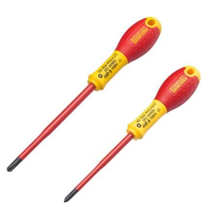 STANLEY FMHT0-62648 - Jeu de tournevis Fatmax® avec tête combinée Phillips et lame VDE (2 pièces)