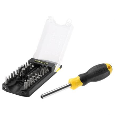 STANLEY STHT0-70885 - Tournevis porte-embouts multibit avec 33 inserts (lot muliple)