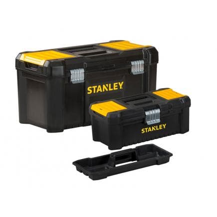 STANLEY STST1-75772 - Jeu de boîtes à outils essentielles avec charnières en métal (2 pcs.)