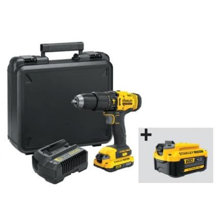 STANLEY SFMVERS3-IT - Jeu de perceuses-visseuses à percussion 18V avec batterie 18V 4.0Ah