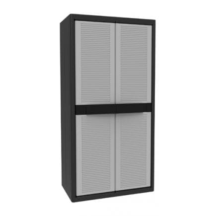 TERRY 1002206 - Armoire d’extérieur, antivol 2 portes 3 étagères 89,7x53,7x180 cm.