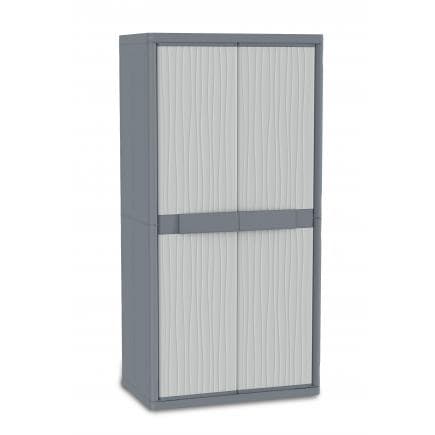 TERRY 1002563 - Armoire d’extérieur 2 portes 4 étagères 89,7x53,7x180 cm