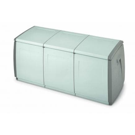 TERRY 1002735 - Coffre multi-usage 3 modules 360 litres. 139x54x57 cm Gris/Tourterelle