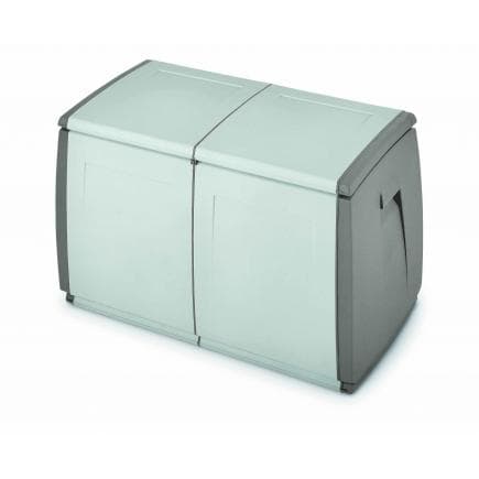 TERRY 1002733 - Coffre multi-usage 2 modules 240 litres. 97x54x57 cm Gris/Tourterelle