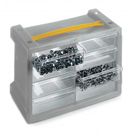 TERRY 1002307 - Élément à tiroirs petites pièces en plastique - 8 tiroirs
