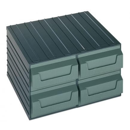 TERRY 1000027 - Élément à tiroirs porte-objets et pour petites pièces 4 tiroirs 36x32,5x20
