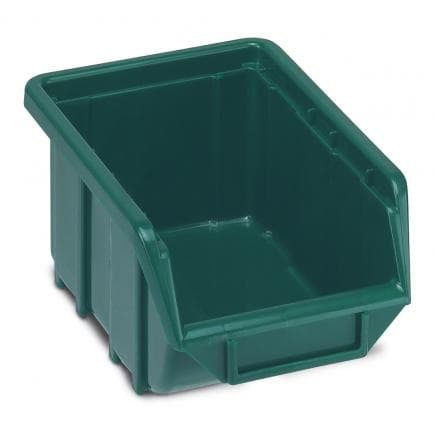 TERRY 1000434 - Conteneur empilable pour petites pièces de couleur verte 11,1x16,8x7,6