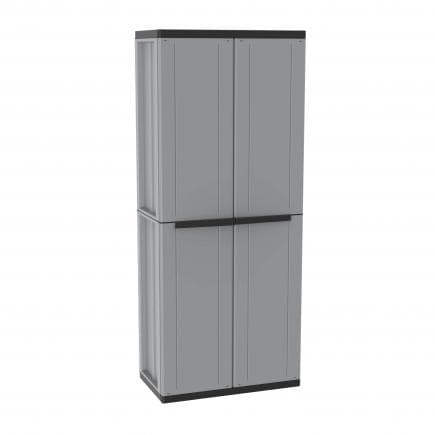 TERRY 1002820 - Armoire d’extérieur 2 portes 3 étagères 68x37,5x163,5 cm
